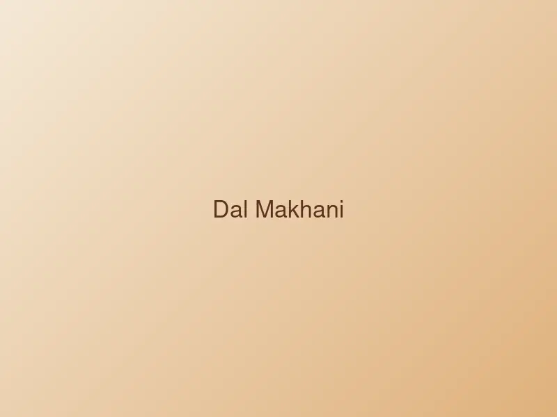Bowl of creamy dal makhani garnished with cream
